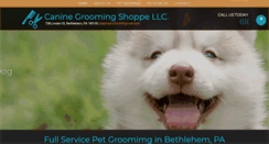 Desktop Screenshot of caninegroomingshoppe.com